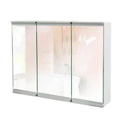 PVC Cabinet with bathroom mirror 51 x 11 x 40 cm