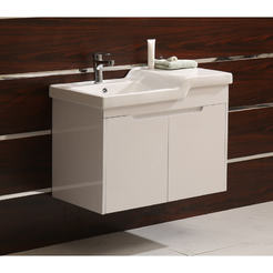 PVC Шкаф за баня с мивка 83 х 47 х 63см Мона ICP 8363