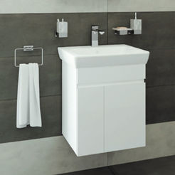PVC Cabinet with bathroom sink Mina 55 - 55 x 45 x 66 cm