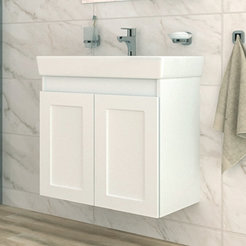 PVC Cabinet with bathroom sink 60 x 45 x 61 cm hanging, Lily 60
