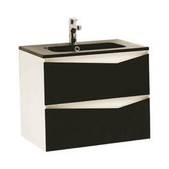 PVC cabinet with sink Krista 65 x 46 x 55 cm, with smooth closing