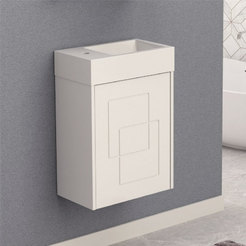 Шкаф для ванной ПВХ с раковиной 41,5 x 50 x 24,7 см 4530NEW INTER CERAMIC
