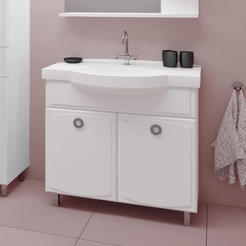 MDF Cabinet with bathroom sink Boryana 80 on legs 80x48x87cm HEIGHT