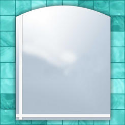 Bathroom mirror with edging 40 x 50 cm, №303