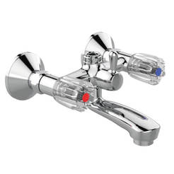 ROSICA wall-mounted bath mixer, without accessories