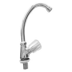 Standing tap for cold water with winch, J-shape