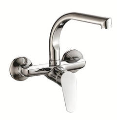 Washbasin faucet Alfi - wall-mounted, single lever