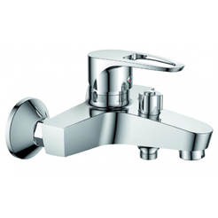 Runde bath / shower faucet, wall-mounted