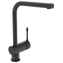 Standing faucet for kitchen sink high black Ceralook BC174XG
