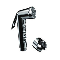 Easy Flex hand shower - with stop button, chrome