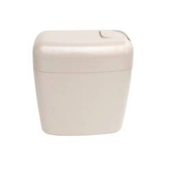 Plastic toilet cistern, two-stage - beige