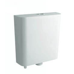 Cistern for toilet bowl with double button 36 x 9.5 x 42 cm