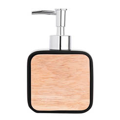 Dispenser for liquid soap - polyresin and wood