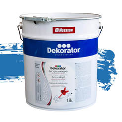 Extra alkyd paint for metal and wood Sky blue RAL5015, 18l