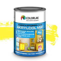 Water-based paint Akrylcol C6250 matt yellow 600ml