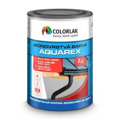 Water-based paint for metal AQUAREX MAT 2in1 0.6l white RAL 9016 matt