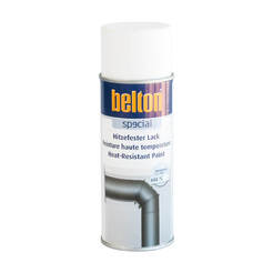 Heat resistant spray for fireplaces White 400ml