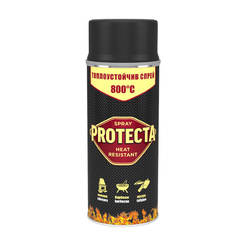 Heat-resistant spray Protecta 400ml, up to 800°C brown