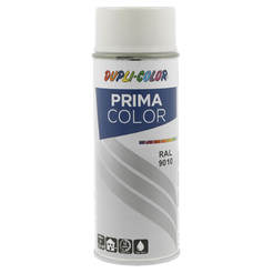 Краска аэрозольная краска Prima Color 400мл RAL 9010 белый матовый