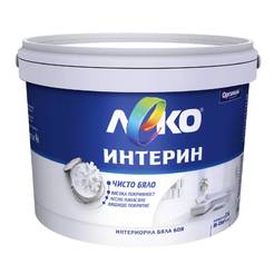 Interior paint 2.5l Leko Interin white