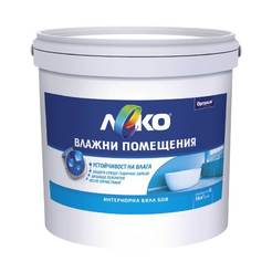 Paint for damp rooms Slightly - 4 liters, white
