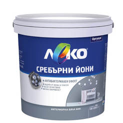 Latex with silver ions Leko - 8.5 l, white