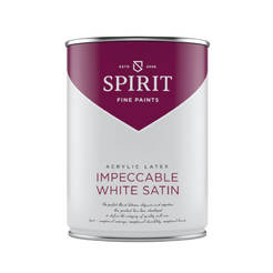 Interior paint impeccably white Spirit Impeccable white Satin 2.5l