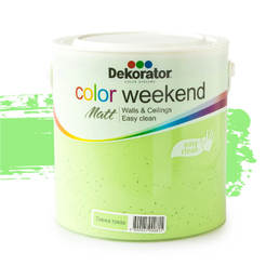 Latex Color Weekend Fresh grass 2.5l mat