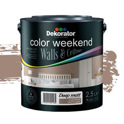 Color latex Mat Velvet hug 2.5l ColorWeekend Deep Matt