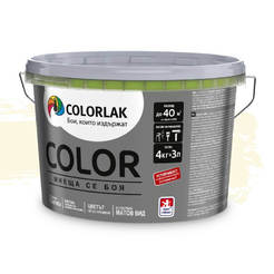 Латекс Color - 4кг, миещ се, ванилия