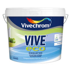 Ecological interior paint Vive Eco - 9 liters white, quick-drying