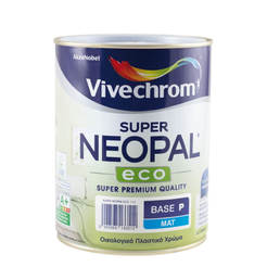 Ecological interior paint Super Neopal Eco base P - 1l, resistant to washing