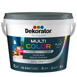 Интериорна боя за тониране Multi Color база D 4л Dekorator база D