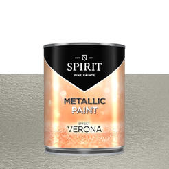 Декоративное покрытие для стен Spirit Verona серебряная основа 2,5л