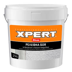 Embossed paint Xpert white 25 kg