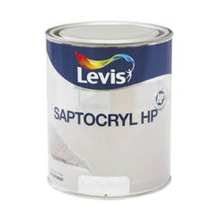 Universal acrylic paint for interior and exterior Saptocryl HP white base 1l