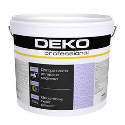 Decorative embossed plaster Deko Profesional white 25 kg