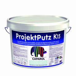 Polymer scratched plaster Projektputz K15 - 25 kg, 1.5 mm, white