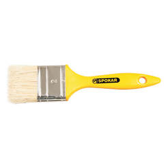 Flat paint brush with natural hair plastic C1.5, 40 x 40 x 14mm, 81216