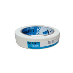 Paper tape 24mm x 40m, construction, weak adhesive for cutting