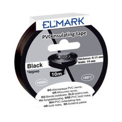Insulating tape black 19mm x 10m