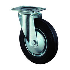 Rotating wheel for industrial trolleys Ф200mm №L400.B55.201