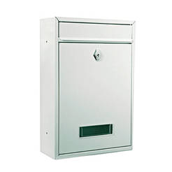 Metal mailbox - white 320 x 215 x 85 mm, Bermeo 10
