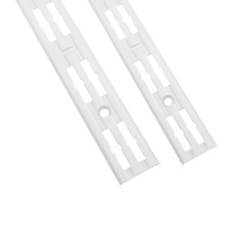Rack rail, model 7000 - 200 cm, white color, 2 pcs.