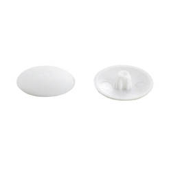 PVC screw cap - Ф 11mm, white