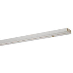 Single-channel plastic cornice, cornice rail 180 cm
