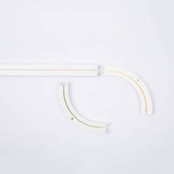 Single channel plastic cornice, 180 cm