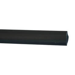 Profile for inner corner PVC black 2.5 m / pc