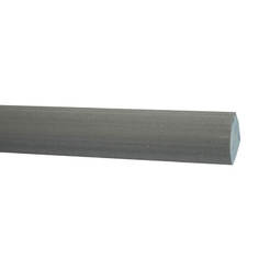 Профил за вътрешен ъгъл PVC сив 2.5м/бр