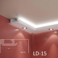 Профил за LED осветление XPS 2м, 6.5 х 18см LD-15